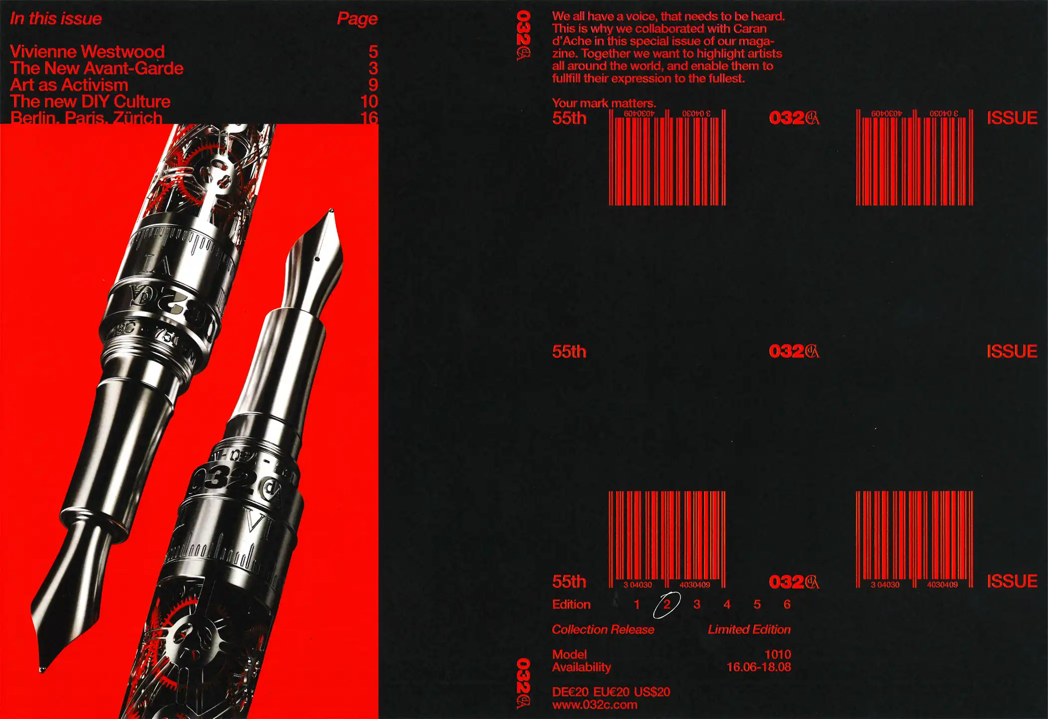 032C x Caran d'Ache 3